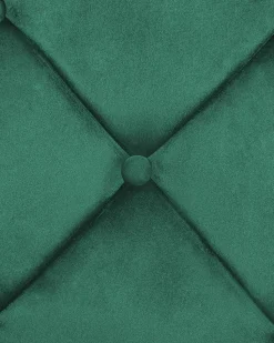 Beliani Nojatuoli Samettinen Tummanvihrea Vaksala New