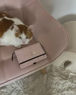 Beliani Nojatuoli Samettinen Vaaleanpunainen Karis Clearance