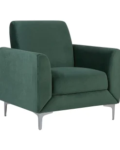 Beliani Nojatuoli Samettinen Vihrea Fenes Online