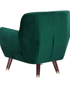 Beliani Nojatuoli Samettinen Vihrea Bodo Outlet