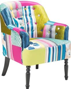 Beliani Nojatuoli Tilkkukankainen Sininen Mandal Store