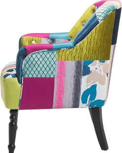 Beliani Nojatuoli Tilkkukankainen Sininen Mandal Store