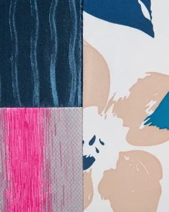 Beliani Nojatuoli Tilkkukankainen Sininen Mandal Store