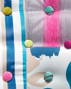 Beliani Nojatuoli Tilkkukankainen Sininen Mandal Store