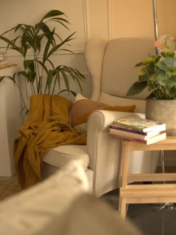 Beliani Nojatuoli Vaalea Beige Abson Store