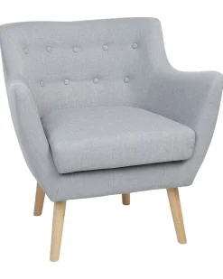 Beliani Nojatuoli Vaaleanharmaa Drammen Fashion