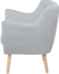 Beliani Nojatuoli Vaaleanharmaa Drammen Fashion