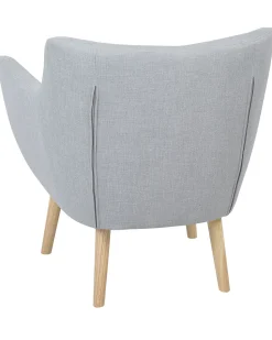 Beliani Nojatuoli Vaaleanharmaa Drammen Fashion