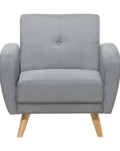 Beliani Nojatuoli Vaaleanharmaa Florli Clearance