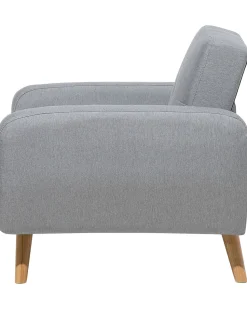 Beliani Nojatuoli Vaaleanharmaa Florli Clearance