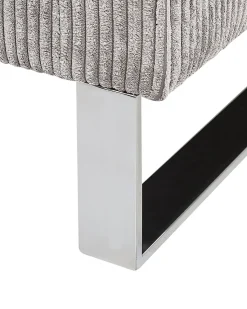 Beliani Nojatuoli Vakosametti Harmaa Vind Online