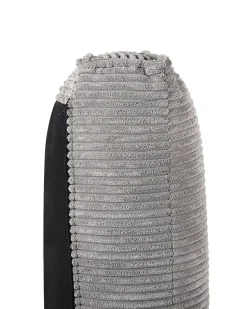 Beliani Nojatuoli Vakosametti Harmaa Vind Online