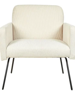 Beliani Nojatuoli Vakosametti Kermanvalkoinen Narken Online