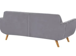 Beliani Paallinen 3-Istuttavaan Sohvaan Harmaa Bernes Flash Sale