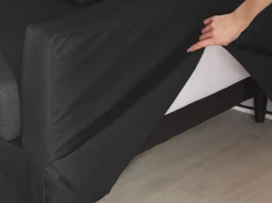 Beliani Paallinen 3-Istuttavalle Sohvalle Musta Gilja Best Sale