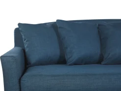 Beliani Paallinen 3-Istuttavalle Sohvalle Laivastonsininen Gilja Discount