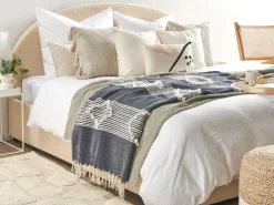 Beliani Paivapeitto 130 X 150 Tummansininen Nemli Discount