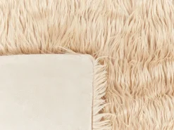 Beliani Paivapeitto Vaaleanruskea 200 X 220 Cm Delice Store