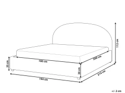 Beliani Parisanky Buklee Säilytystila Beige 180 X 200 Cm Vaucluse Cheap