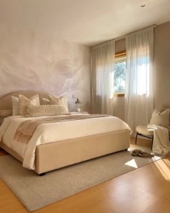 Beliani Parisanky Buklee Säilytystila Beige 180 X 200 Cm Vaucluse Cheap