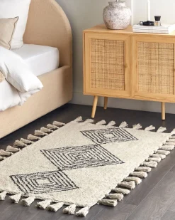 Beliani Parisanky Buklee Säilytystila Beige 180 X 200 Cm Vaucluse Cheap