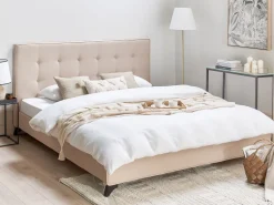 Beliani Parisanky Kangas Beige 180 X 200 Cm Ambassador Best