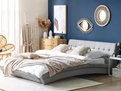 Beliani Parisanky Kangas Harmaa 180 X 200 Cm Lille Cheap