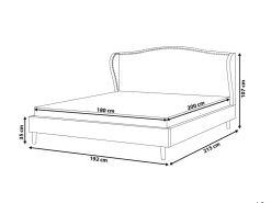 Beliani Parisanky Kangas Hiekanruskea 180 X 200 Cm Colmar New