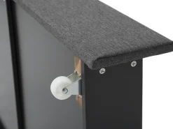 Beliani Parisanky Kangas Säilytystila Led-Valot Tummanharmaa 180 X 200 Cm Montpellier Online