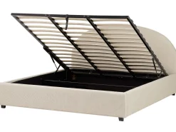 Beliani Parisanky Kangas Säilytystila Beige 180 X 200 Cm Vaucluse Fashion