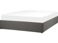 Beliani Parisanky Kangas Säilytystila Tummanharmaa 160 X 200 Cm Dinan Cheap