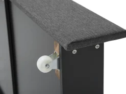 Beliani Parisanky Kangas Säilytystila Tummanharmaa 180 X 200 Cm Montpellier Flash Sale