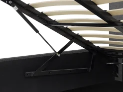 Beliani Parisanky Kangas Säilytystila Harmaa 180 X 200 Cm Orbey Hot