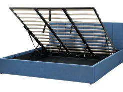 Beliani Parisanky Kangas Säilytystila Sininen 180 X 200 Cm Dreux Fashion