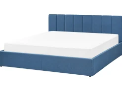 Beliani Parisanky Kangas Säilytystila Sininen 180 X 200 Cm Dreux Fashion