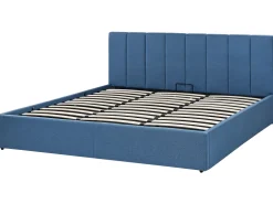 Beliani Parisanky Kangas Säilytystila Sininen 180 X 200 Cm Dreux Fashion