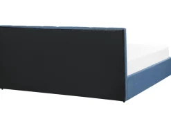 Beliani Parisanky Kangas Säilytystila Sininen 180 X 200 Cm Dreux Fashion