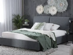 Beliani Parisanky Kangas Tummanharmaa 180 X 200 Cm Belfort Hot