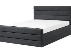 Beliani Parisanky Kangas Tummanharmaa 180 X 200 Cm Valbonne Store