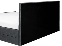 Beliani Parisanky Kangas Tummanharmaa 180 X 200 Cm Valbonne Store