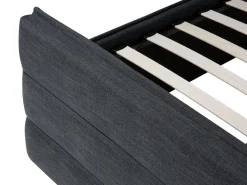 Beliani Parisanky Kangas Tummanharmaa 180 X 200 Cm Valbonne Store