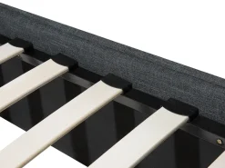 Beliani Parisanky Kangas Tummanharmaa 180 X 200 Cm Valbonne Store