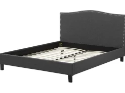 Beliani Parisanky Kangas Tummanharmaa 180 X 200 Cm Montpellier Flash Sale