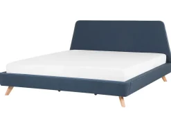 Beliani Parisanky Kangas Tummansininen 180 X 200 Cm Vienne Best