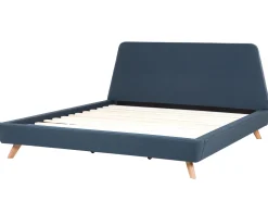 Beliani Parisanky Kangas Tummansininen 180 X 200 Cm Vienne Best