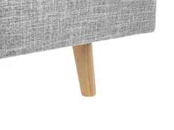 Beliani Parisanky Kangas Vaaleanharmaa 180 X 200 Cm Rennes Hot