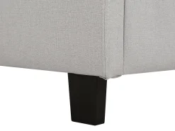 Beliani Parisanky Kangas Vaaleanharmaa 180 X 200 Cm La Rochelle Outlet