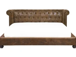 Beliani Parisanky Keinomokkanahka Ruskea 180 X 200 Cm Cavaillon Shop