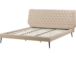 Beliani Parisanky Keinonahka Beige 180 X 200 Cm Essonne Flash Sale