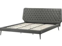 Beliani Parisanky Keinonahka Harmaa 180 X 200 Cm Essonne Shop